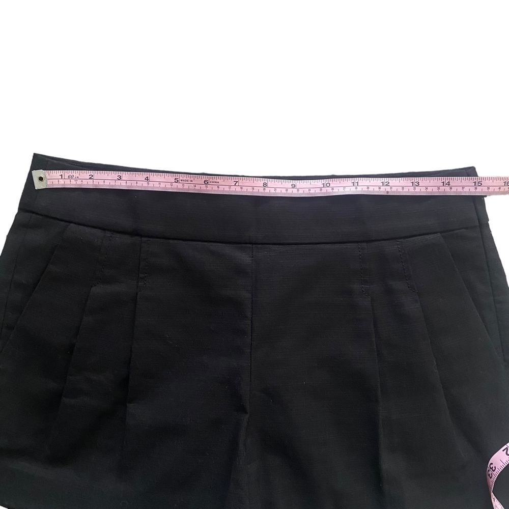 J.Crew NEW Black Pleated Shorts with Side Zipper 4 - Picture 8 of 12